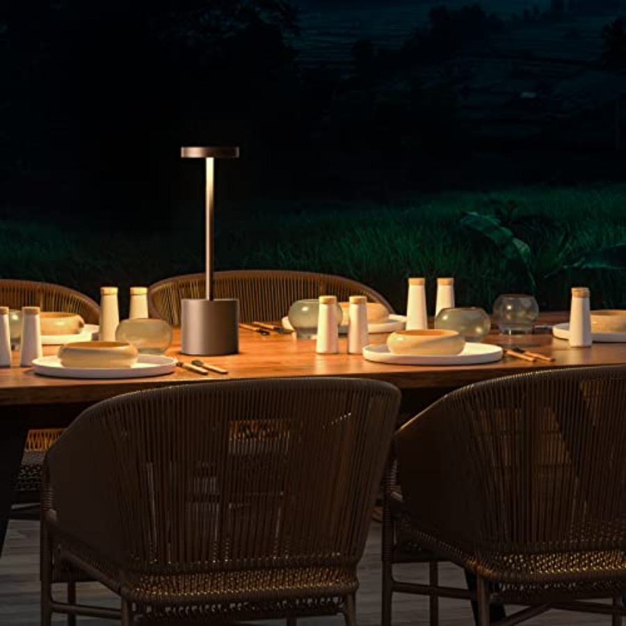 Cordless Table Lamp Rechargeab - Outdoor Lighting Portable ulasan dan harga