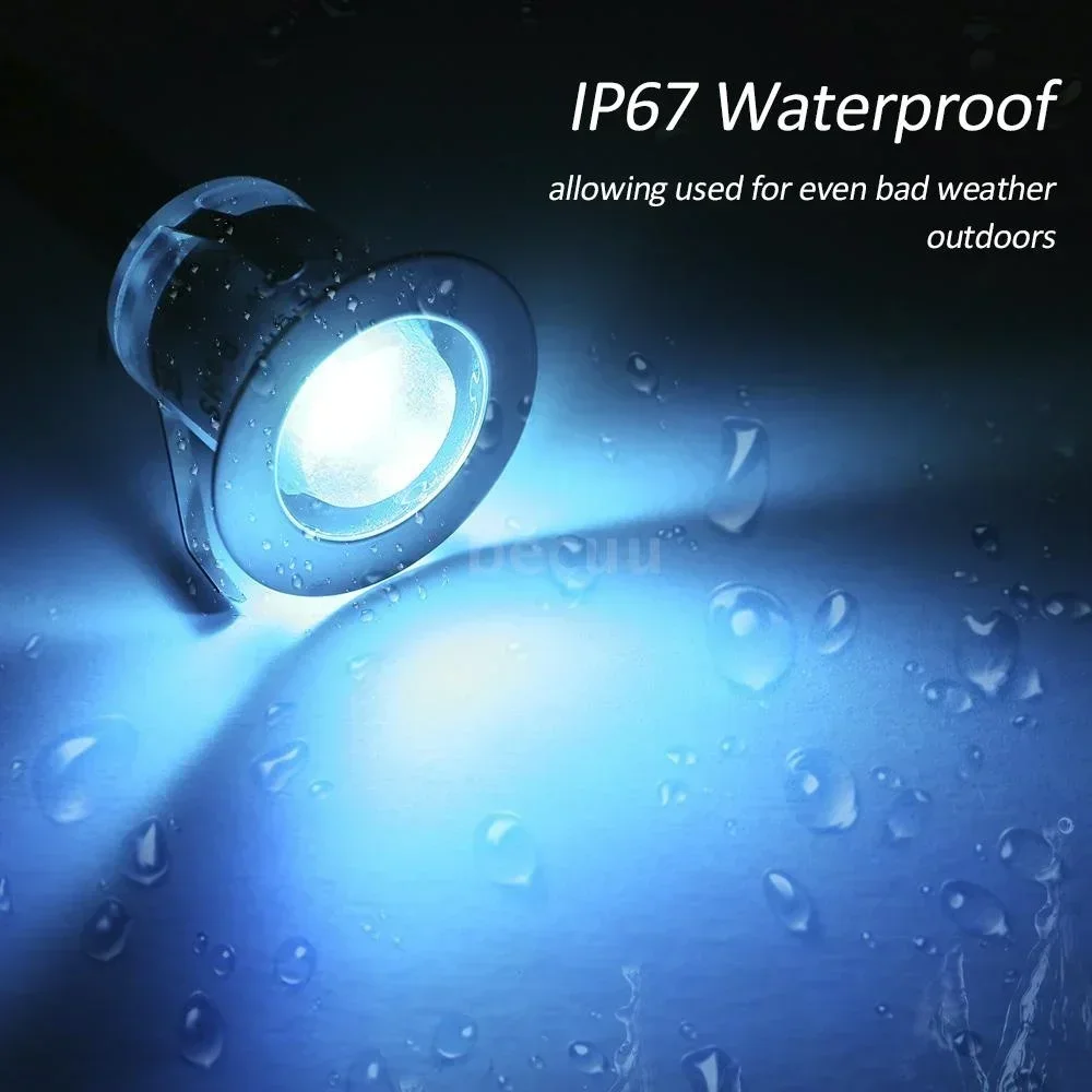 32mm RGBW LED Deck Light 0 6W  - Outdoor Lighting Ground Fixtures ulasan dan harga