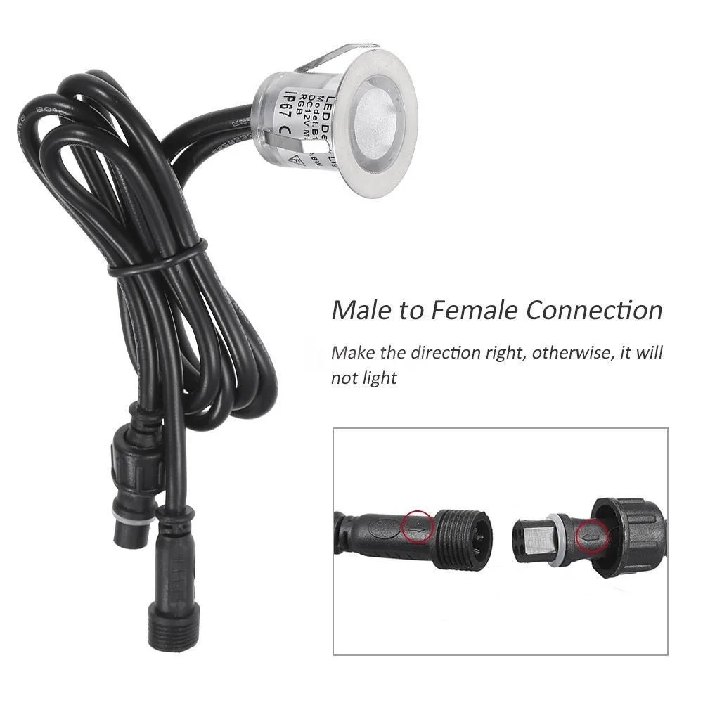 32mm RGBW LED Deck Light 0 6W  - Outdoor Lighting Ground Fixtures ulasan dan harga
