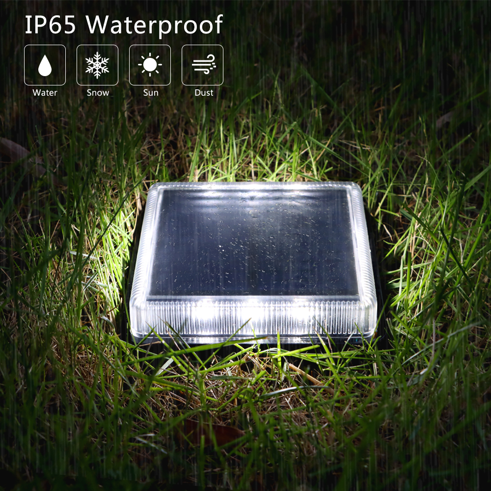 Solar Deck Light Outdoor Water - Outdoor Lighting Ground Fixtures ulasan dan harga