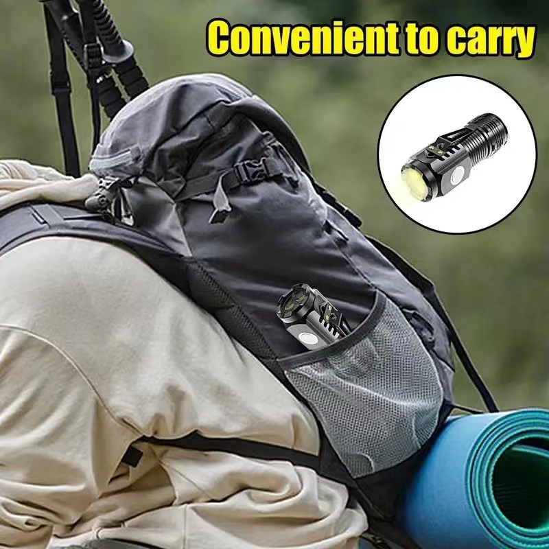 LED Strong Light Flashlight Re - Outdoor Lighting On House ulasan dan harga
