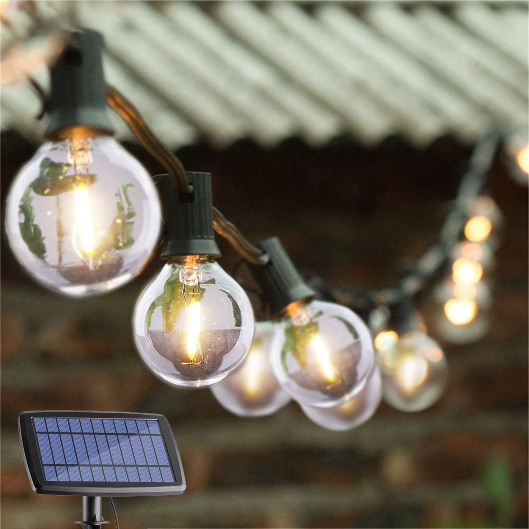 ABWR-2X G40 Solar Powered LED  - String Light Bistro ulasan dan harga