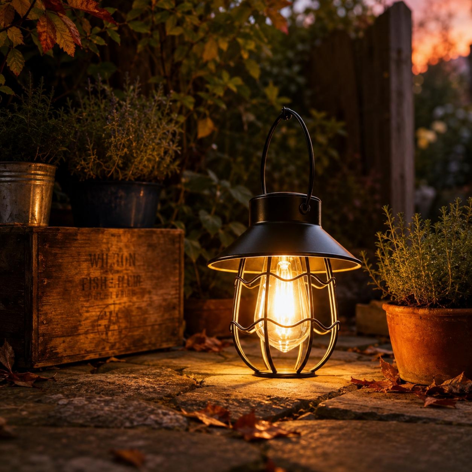 Wavy Frame Lantern Energy Savi - Outdoor Lighting Design ulasan dan harga