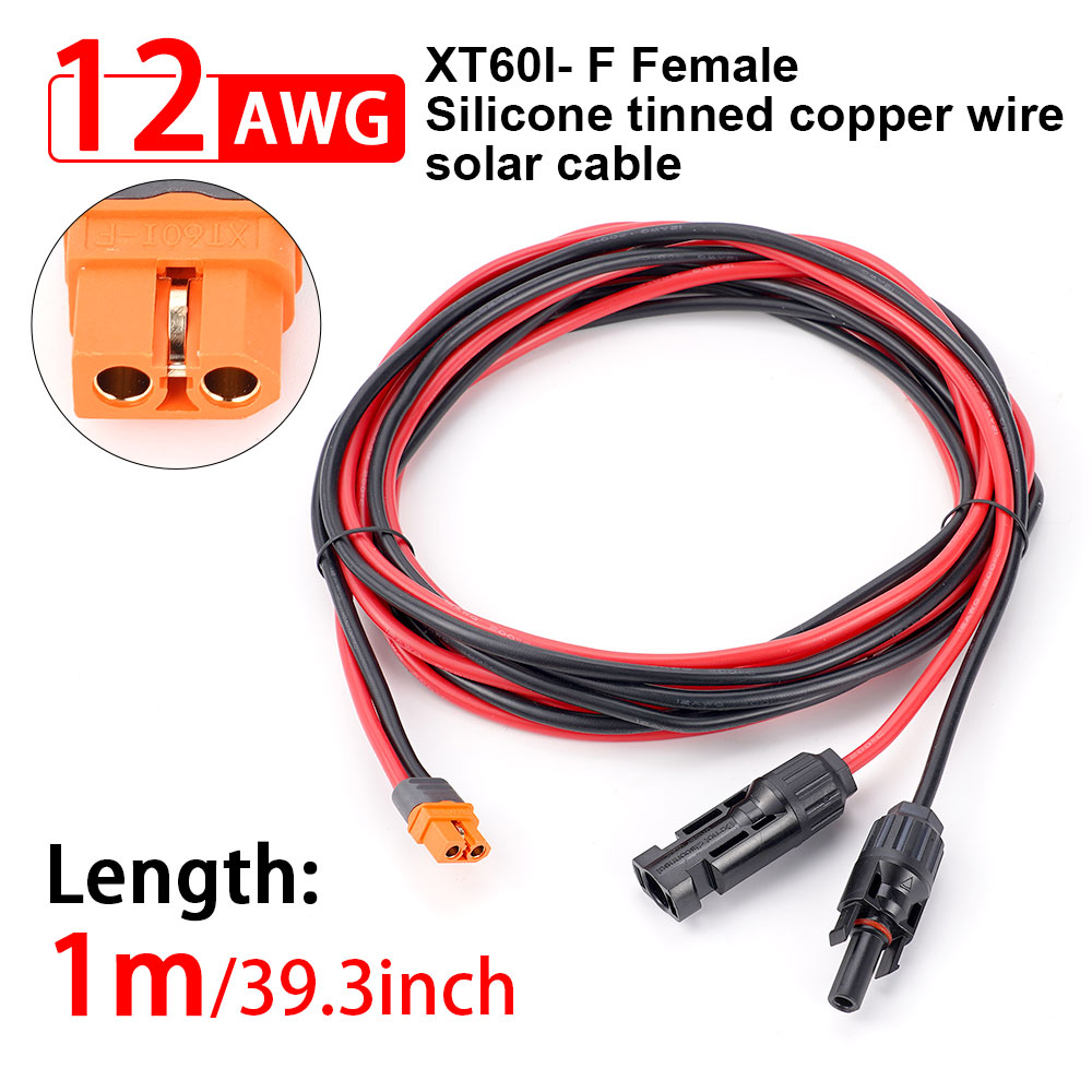 Solar Charge Cable XT60I- F Ad - Outdoor Lighting Extension Cable ulasan dan harga