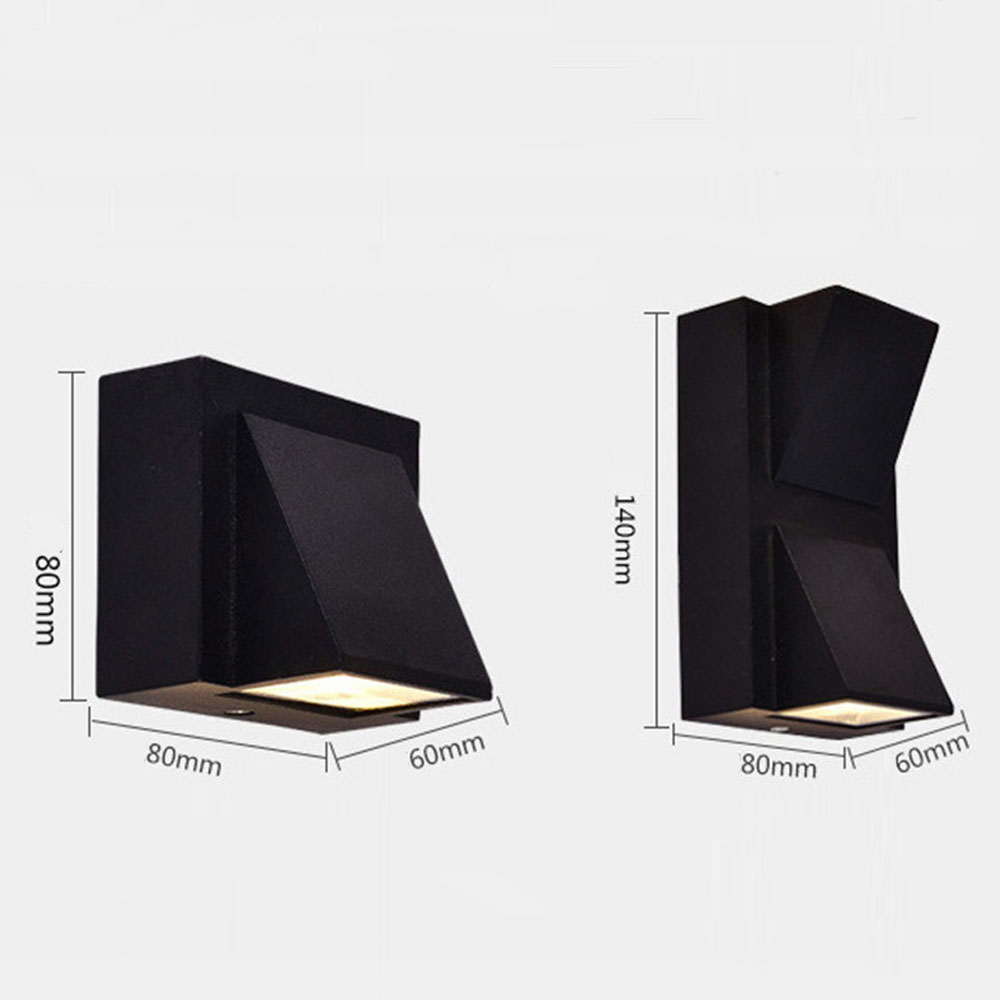 5W 10W Modern simple creative  - Outdoor Lighting Up And Down ulasan dan harga