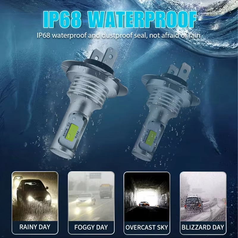 H7 H4 LED Bulbs Canbus CSP LED - Led Flood Light ulasan dan harga