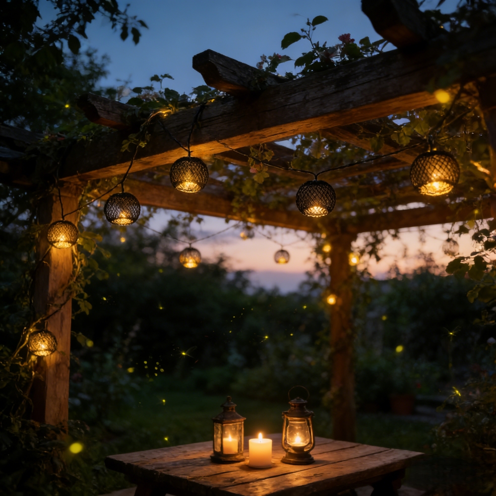 1PC Outdoor Garden Decorative  - String Light Bistro ulasan dan harga