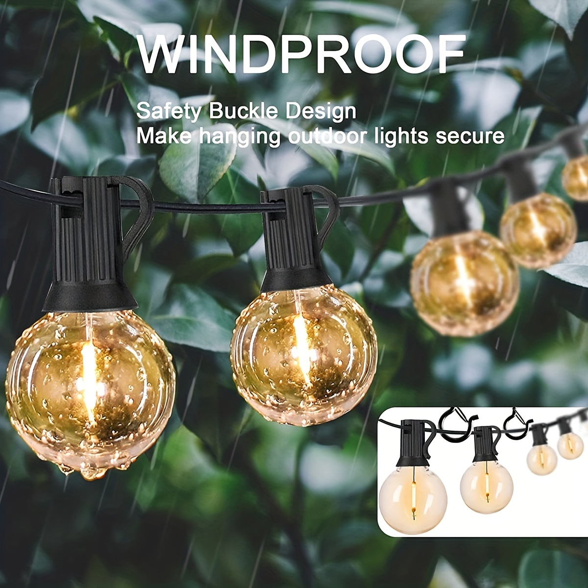 20Pcs Hanger Hooks with Safety - Outdoor Lighting Xmas ulasan dan harga