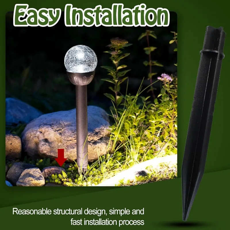 Solar Lawn Light Stakes Outdoo - Outdoor Lighting Ground Fixtures ulasan dan harga