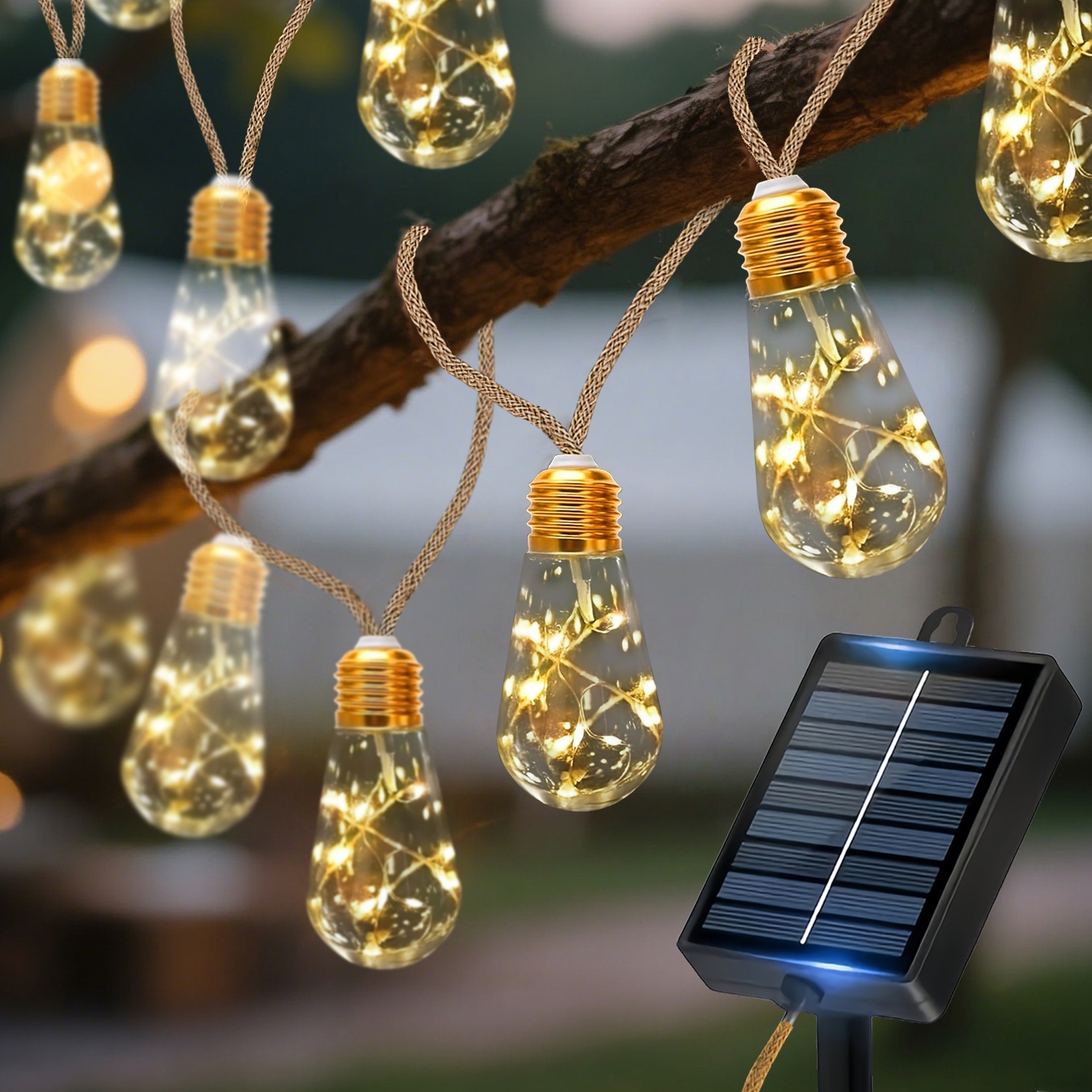Solar String Light Outdoor Vin - String Light Bistro ulasan dan harga