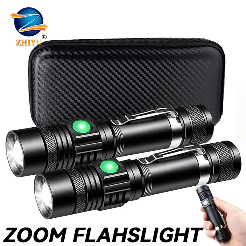 T6 LED Rechargeable Flashlight - Outdoor Lighting On House ulasan dan harga