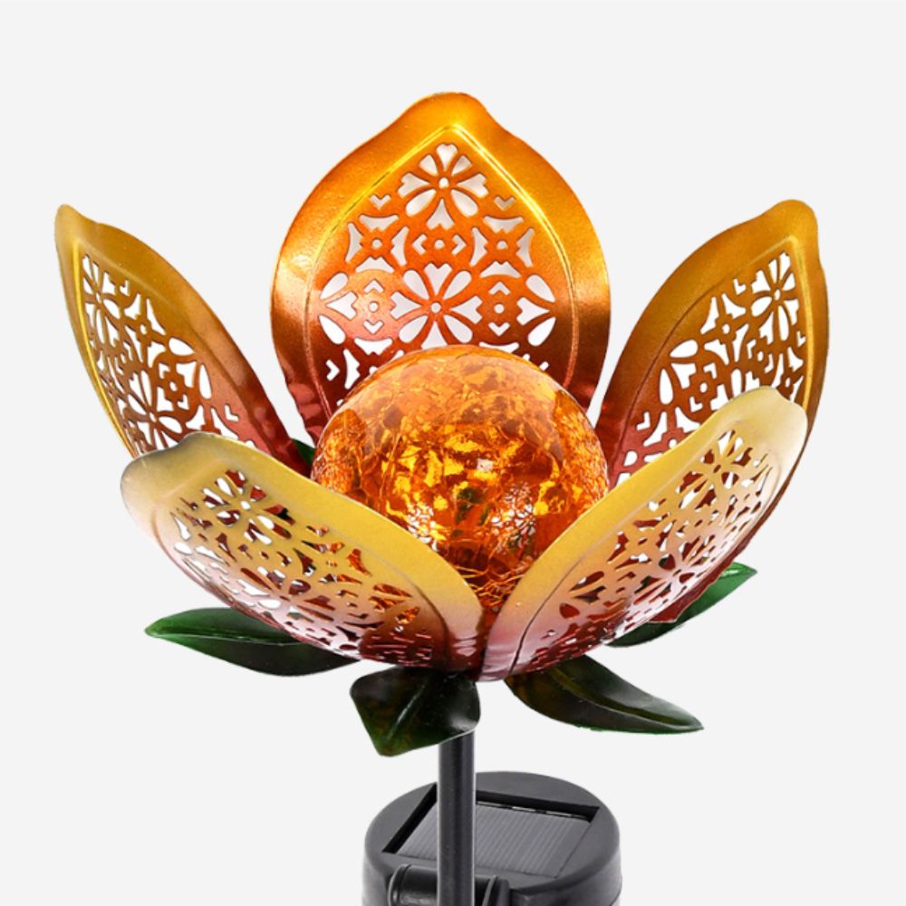 Lotus Shaped Solar Powered Lam - Outdoor Lighting Ground Fixtures ulasan dan harga