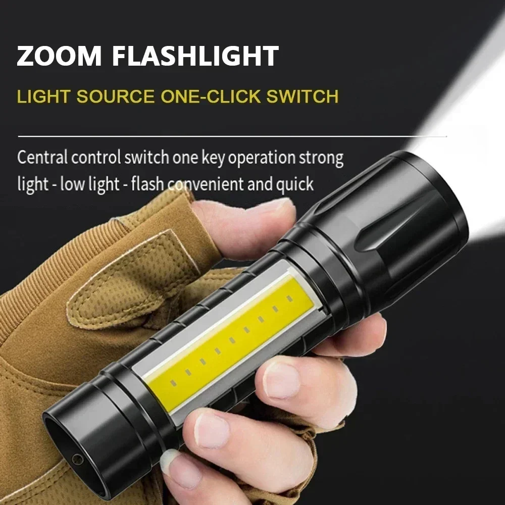 Portable COB+LED Camping Light - Outdoor Lighting Beacon ulasan dan harga
