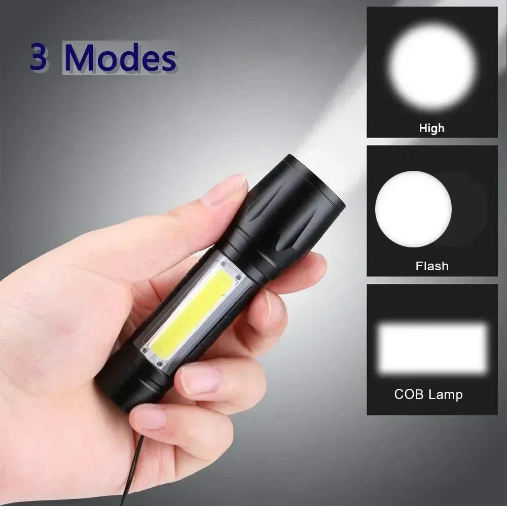 Portable COB+LED Camping Light - Outdoor Lighting Beacon ulasan dan harga