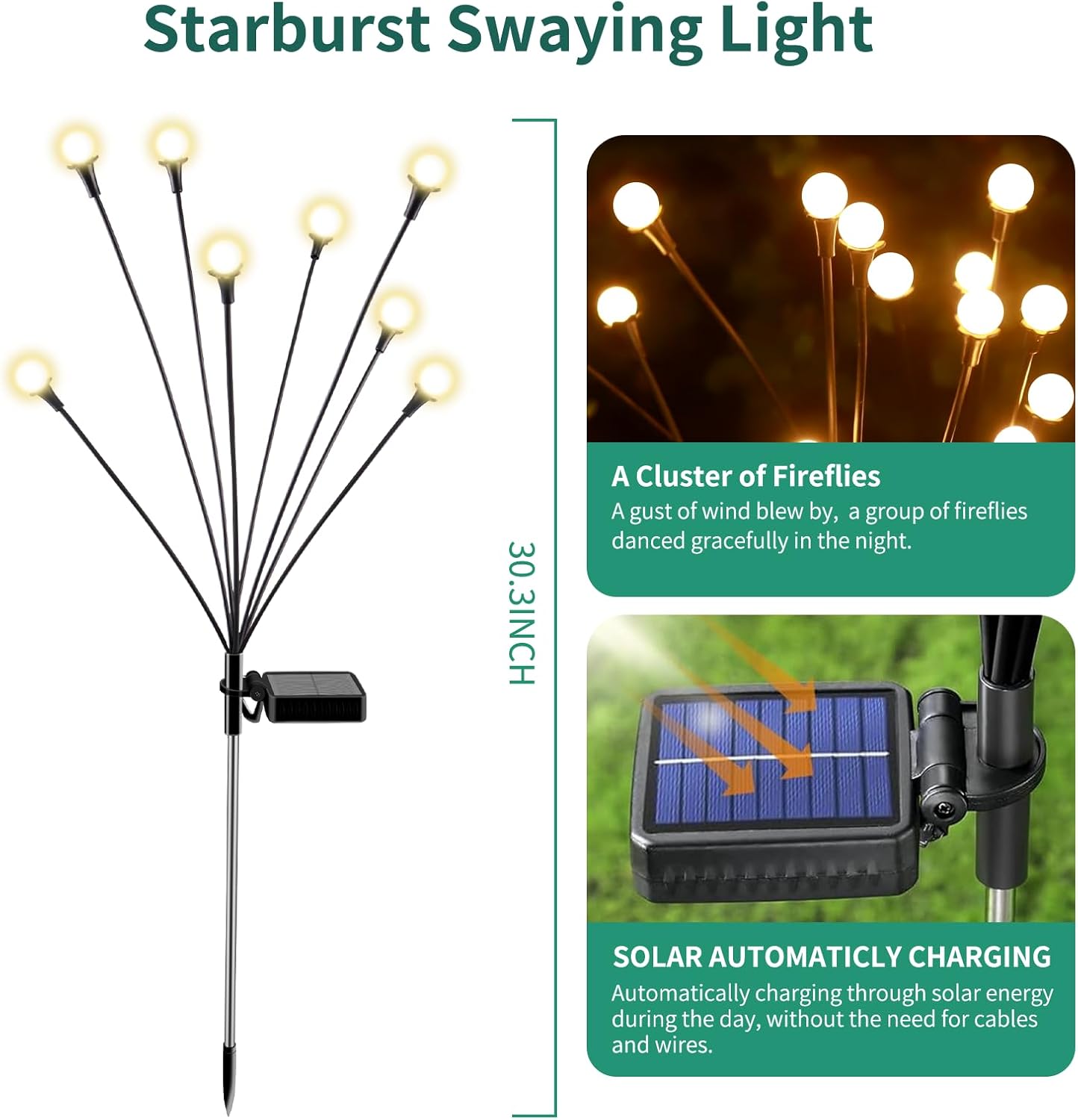Solar Lights Outdoor Waterproo - Outdoor Lighting Unique ulasan dan harga