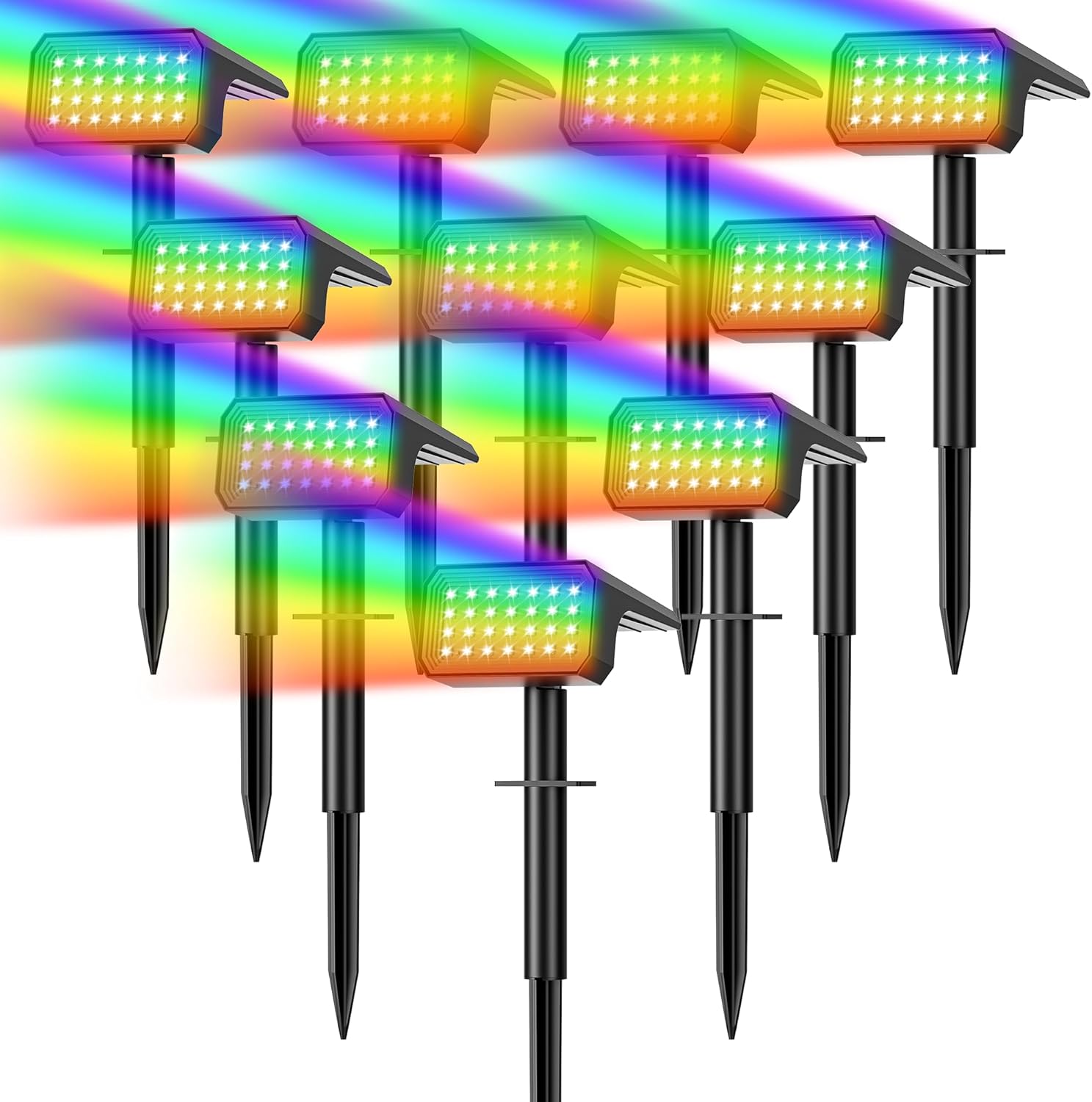 10-Pack Solar Spot Lights, 28  - Outdoor Lighting For Garden ulasan dan harga