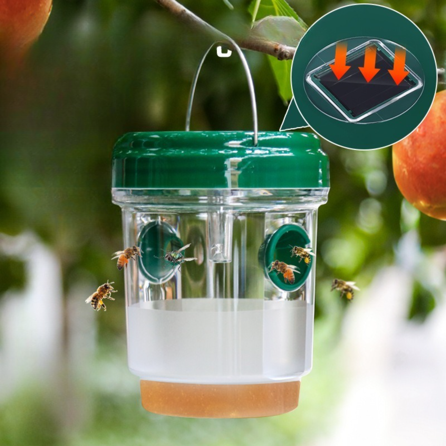 1-6PCS Solar Wasp Trap Waterpr - Outdoor Lighting On House ulasan dan harga