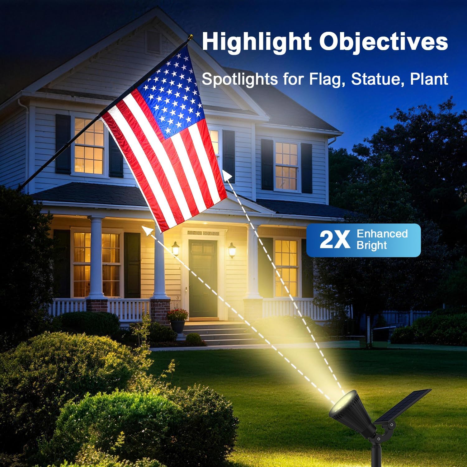 6 Pack Solar Spot Lights Outdo - Outdoor Lighting Spotlight ulasan dan harga