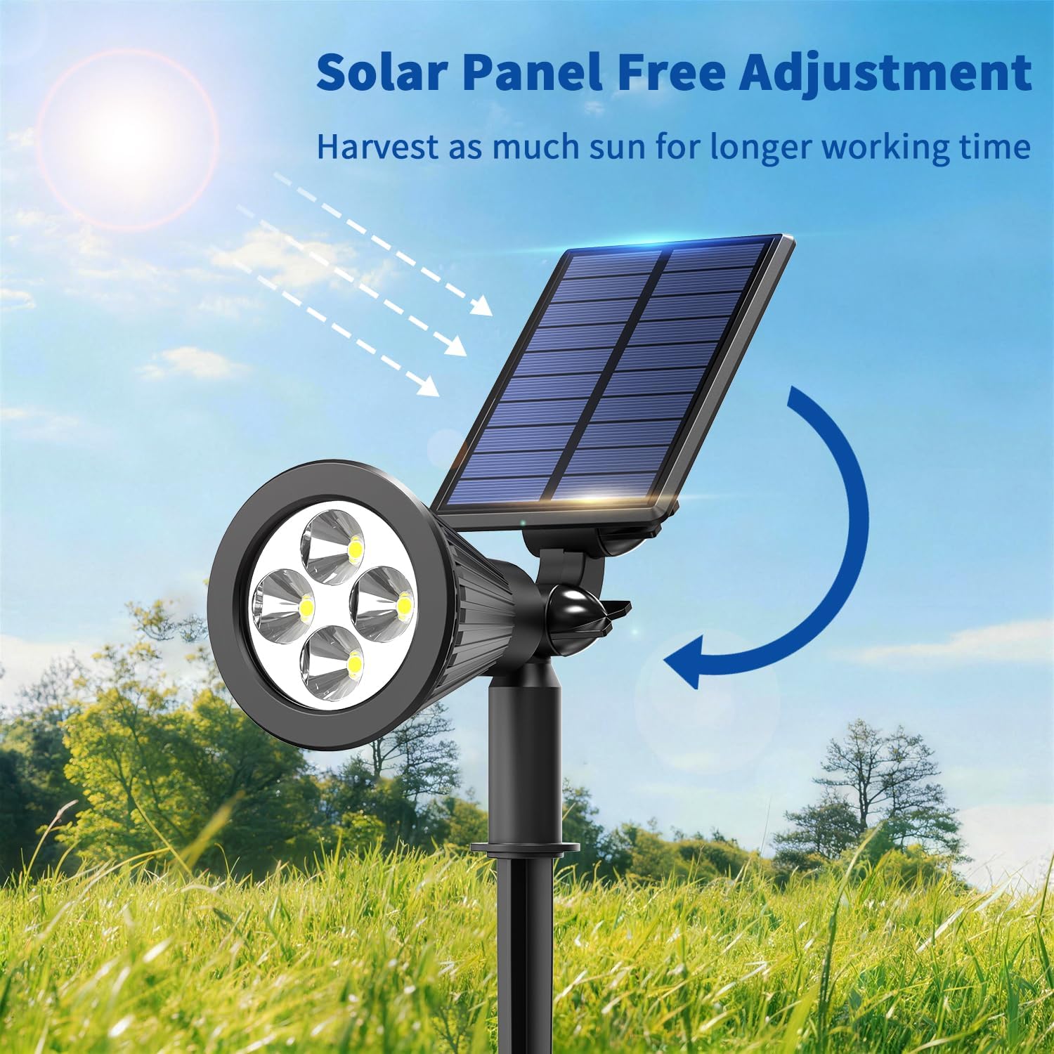 6 Pack Solar Spot Lights Outdo - Outdoor Lighting Spotlight ulasan dan harga